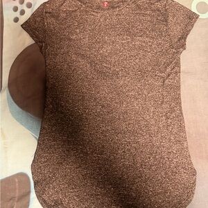 Charming Brown Short Sleeve Kids Dress
